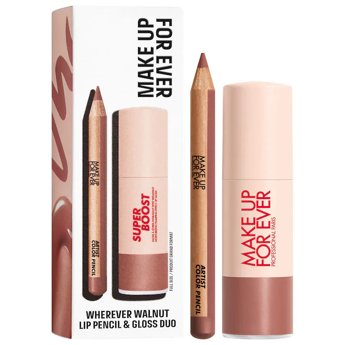 Mini Artist Color Pencil Lip Liner & Full Size Super Boost Lip Gloss Kit | Sephora (US)