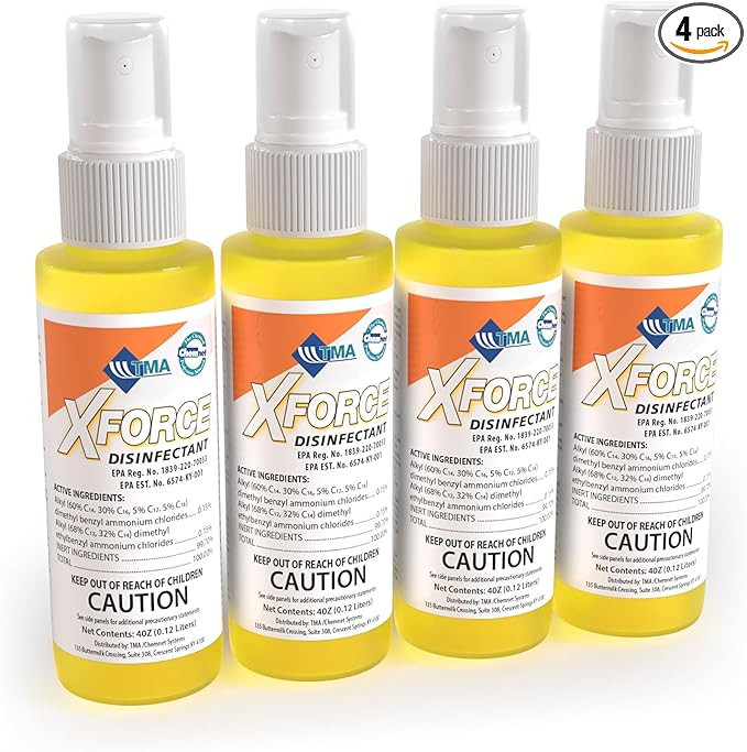 XFORCE DISINFECTANT Spray, 4oz - Antibacterial Cleaner for Travel, Home, Gym, Office - Kills Viru... | Amazon (US)