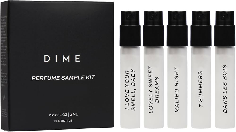 DIME Beauty Perfume Sampler, Hypoallergenic, Clean Perfumes, Eau de Toilette For Women (Set of 5,... | Amazon (US)
