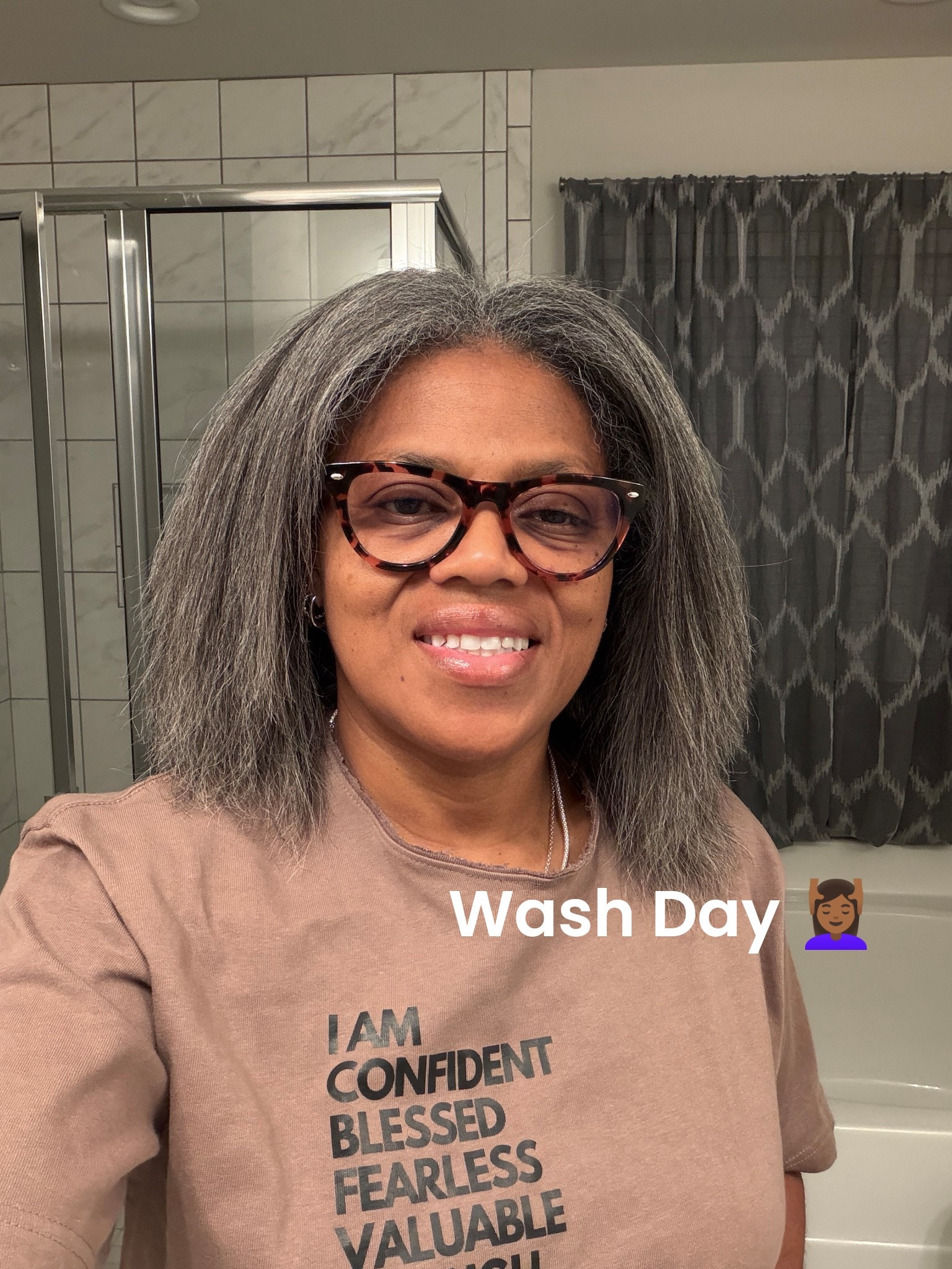 Wash day results 🖤
Hydrated, soft, and blow-dried with zero crunch or dryness.

These are the exact products I used from shampoo → heat protectant.
Linking my full routine here for easy shopping ✨

#LTKbeauty #LTKhair #WashDayRoutine #NaturalHairCare #GrayHairJourney #HealthyHairCare #HairRoutine #PatternBeauty #SelfCareSunday #Over50Beauty

#LTKOver40 #LTKmomlife #LTKselfcare