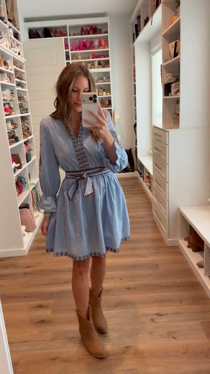 In a small dress, boots and accessories - fits tts.

#LTKootd #LTKgrwm #LTKSeasonal