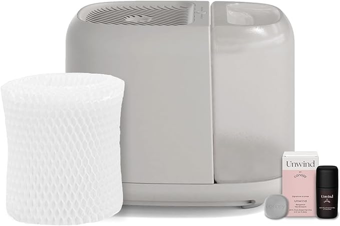 Canopy Bedside Moonstruck Humidifier 36 HR Run Time, 2.5L Capacity - Help Alleviate Symptoms of A... | Amazon (US)