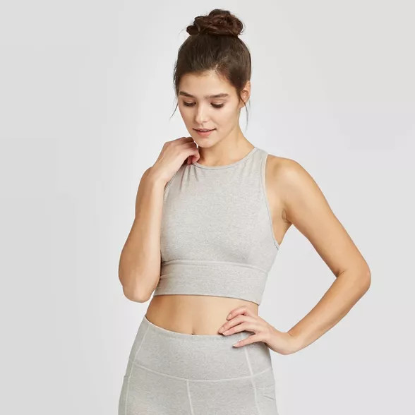 Women's Halo High Neck Brushed Jersey Bra - Joylab™ | Target