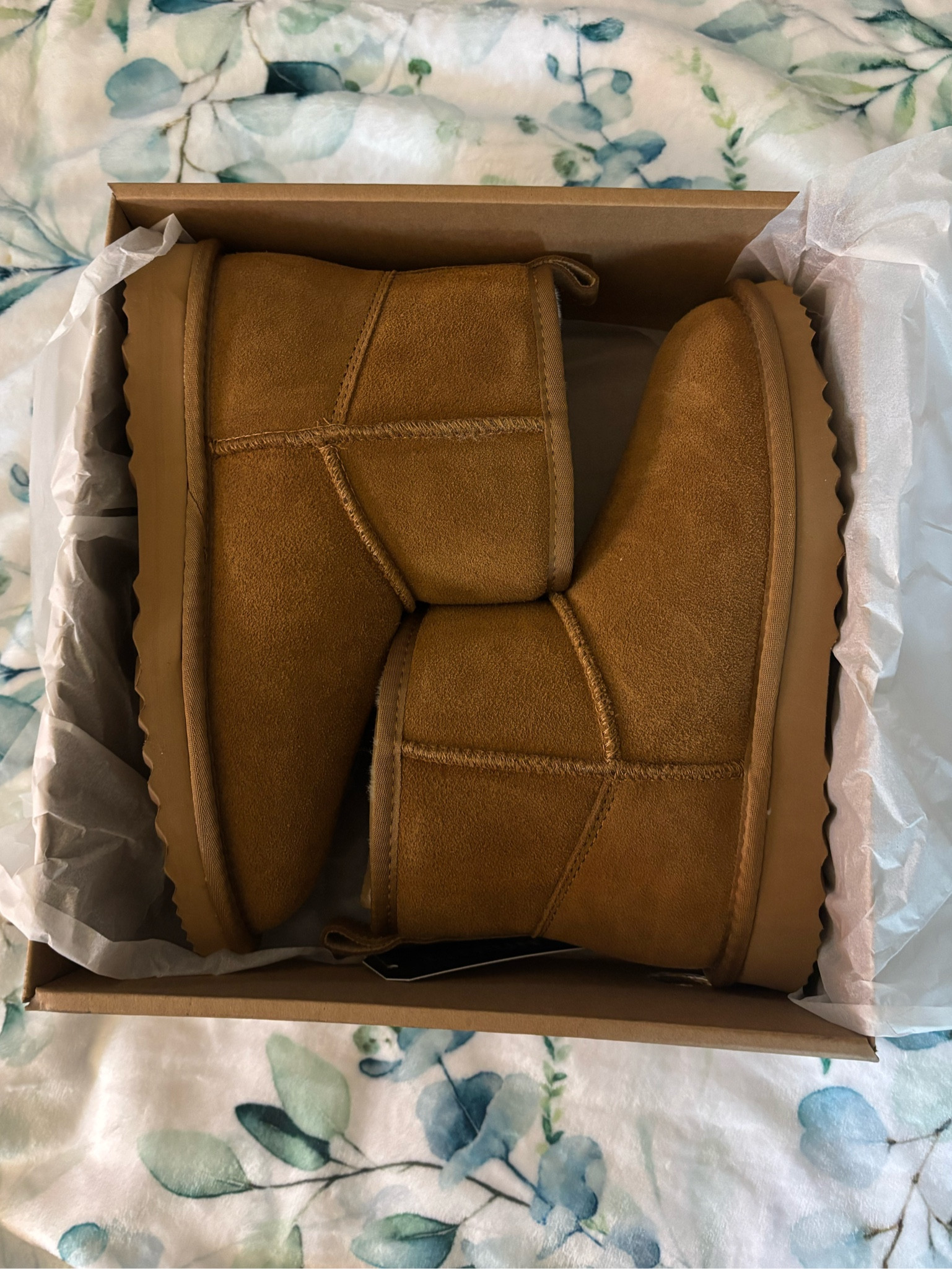 soo i bought these ugg dupes off amazon a few weeks ago and they’re so comfy and fit perfectly !! 

i got a size 6.5-7 and i’m usually a regular size 7, so they can stretch when wearing thicker socks. 

#LTKGiftGuide #LTKSeasonal #LTKFindsUnder50