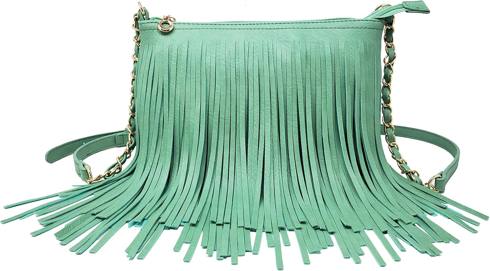 Solene Fringe Crossbody Shoulder Bag with Strap, Tassel Messenger bag, Country Style Western Frin... | Amazon (US)
