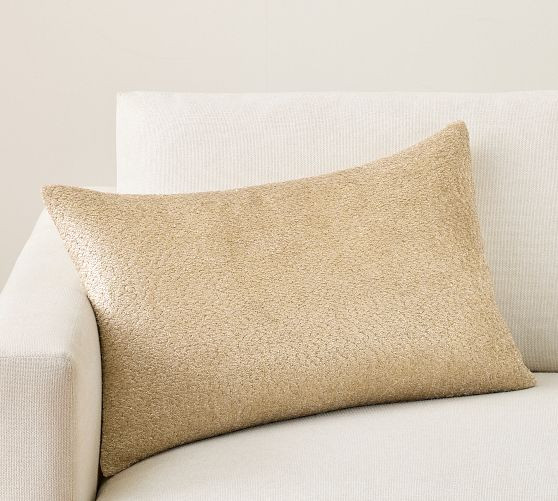 Shimmer Lumbar Pillow | Pottery Barn (US)