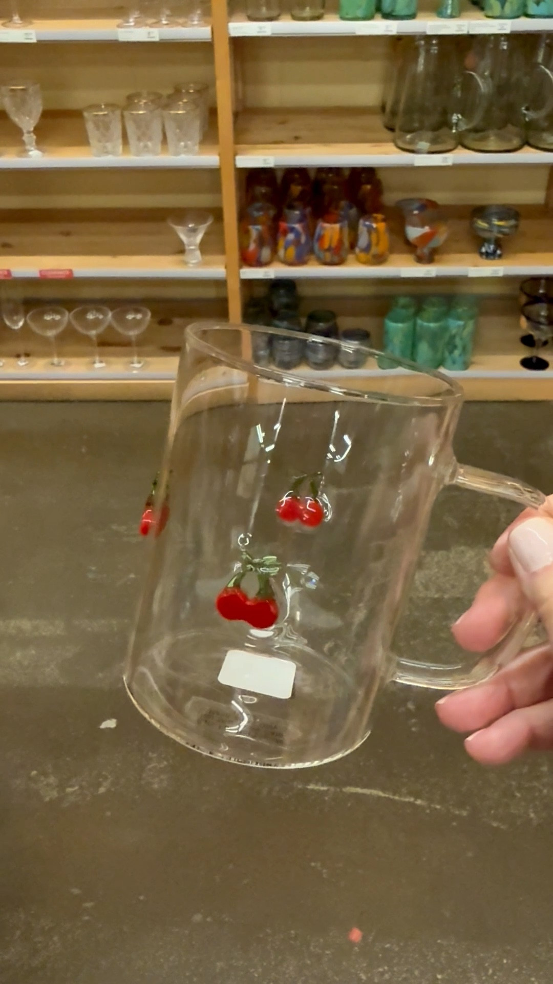 How cute is this cherry icon glass coffee mug? 🍒 It features glass cherry charms and a squared handle. It’s perfect for coffee, chai latte, matcha, tea, and hot chocolate. I would look forward to my next drink too! ☕️

And if you’re a mosaic artist, how fun would it be to use a few of the cherry charms in your next project? But only if they broke on their own first, of course! 😉 For mosaic tips, tutorials + inspiration please visit my YouTube channel: YouTube.com/julieweilbacher, and follow @julieweilbacher on Instagram.

#glasscoffeemug #iconglass #iconcherrymug #borosilicateglassmug #giftsforcoffeelovers #giftsfortealovers #worldmarket #mosaic #coffeecup #glassmug

#LTKHome