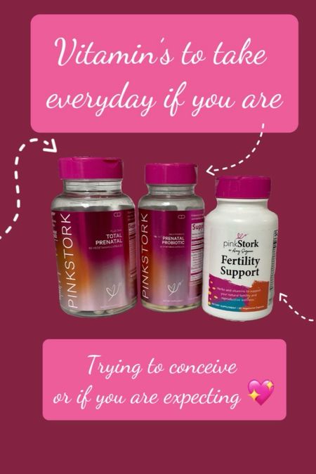 Yall these are the vitamins to take everyday if you are trying to conceive or if you are expecting 💖🫶 they are so so good for you! 💖 #pinkstorkinsider #healthyliving #pregnancy

#LTKfamily #LTKbump #LTKbaby