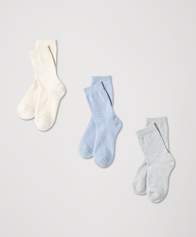 Organic The Perfect Crew Socks 3-Pack | Pact Apparel