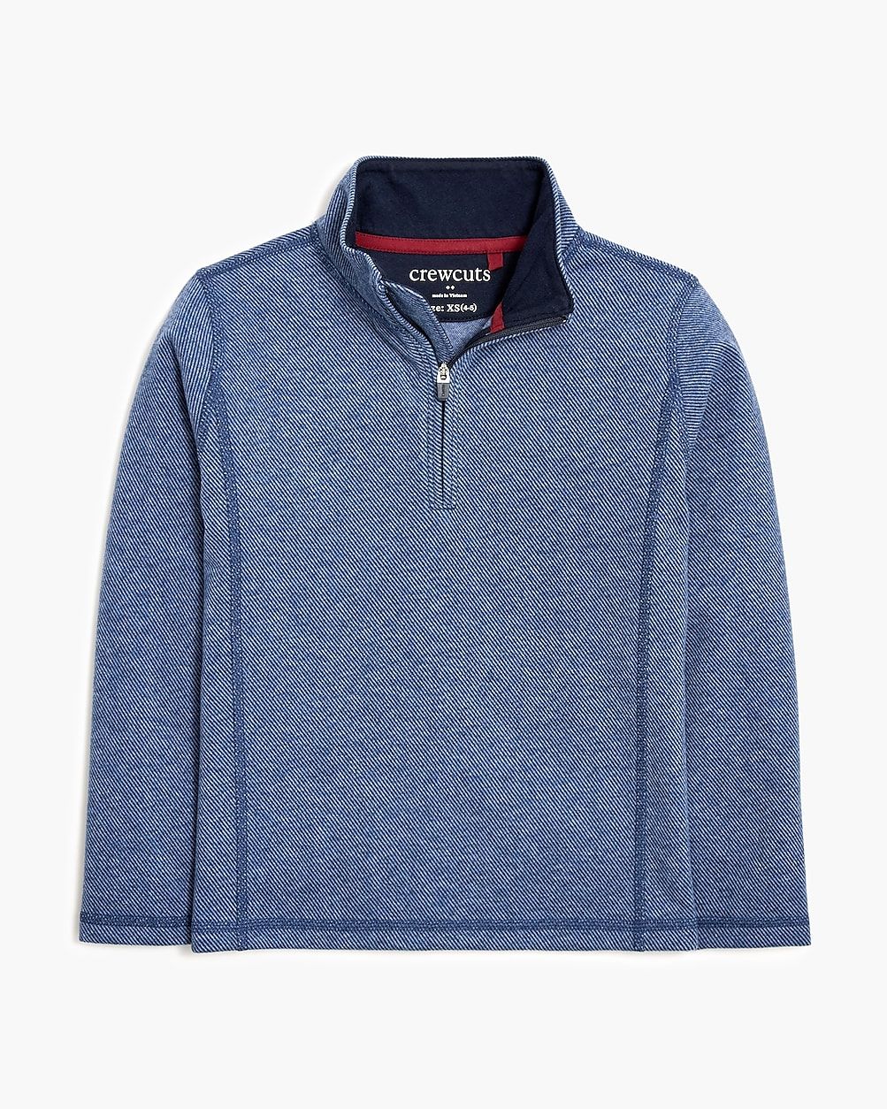 Boys' twill knit half-zip pullover | J.Crew Factory