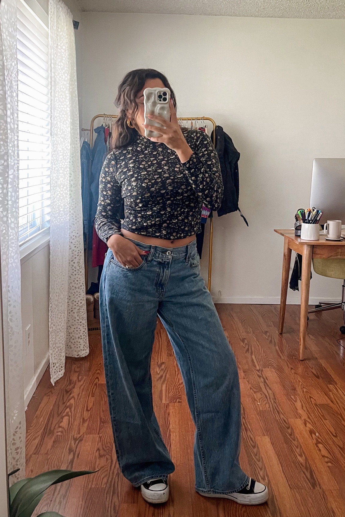 the comfiest fit for a mini roadtrip 
—
wearing a size 28 in the jeans for an extra baggy fit (normally a 27)
wearing size small in the top 
—


#LTKShoeCrush #LTKStyleTip