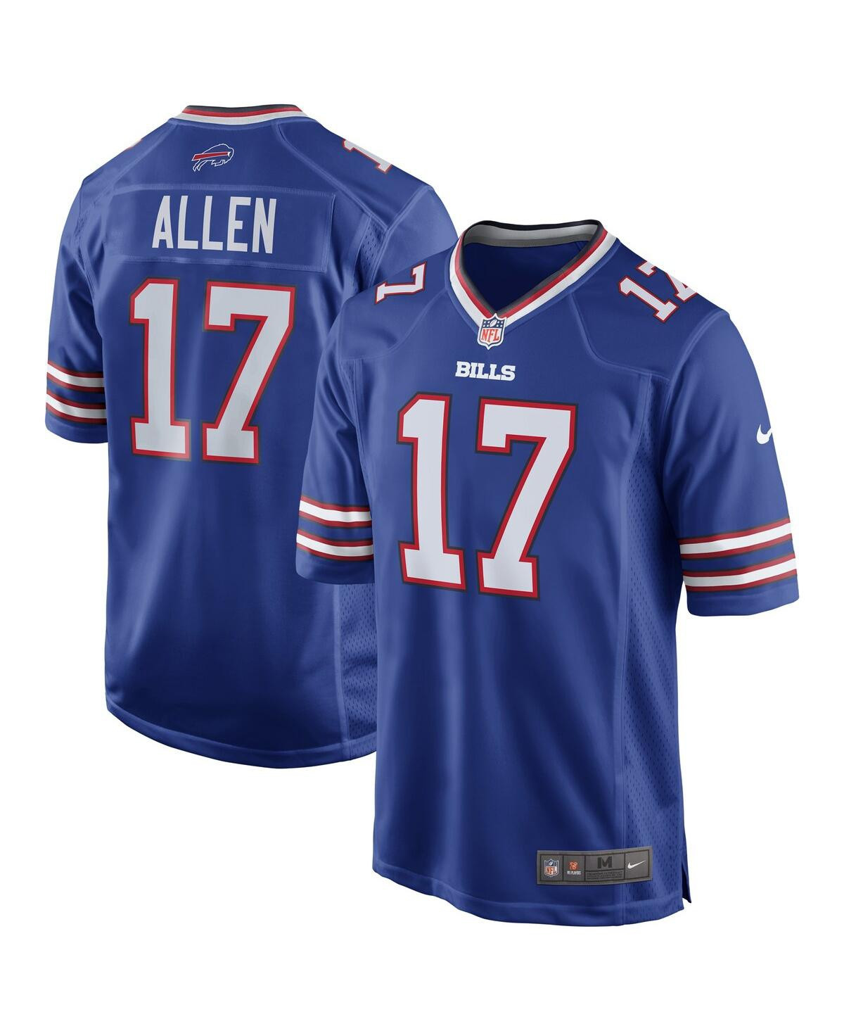 Nike Men's Josh Allen Buffalo Bills Team Game Player Jersey - Royal | Macy's