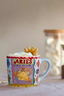 Elenor Bowmer Stoneware Zodiac Mug | Anthropologie (US)