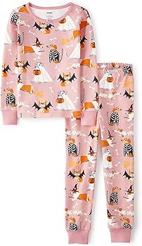 Gymboree Gymmie Long Sleeve and Pant Cotton 2-Piece Pajama Sets, Big Kid, Toddler | Amazon (US)