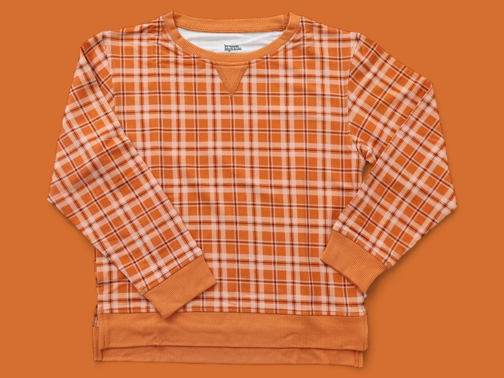 CIDER PLAID DREAM PULLOVER | Dream Big Little