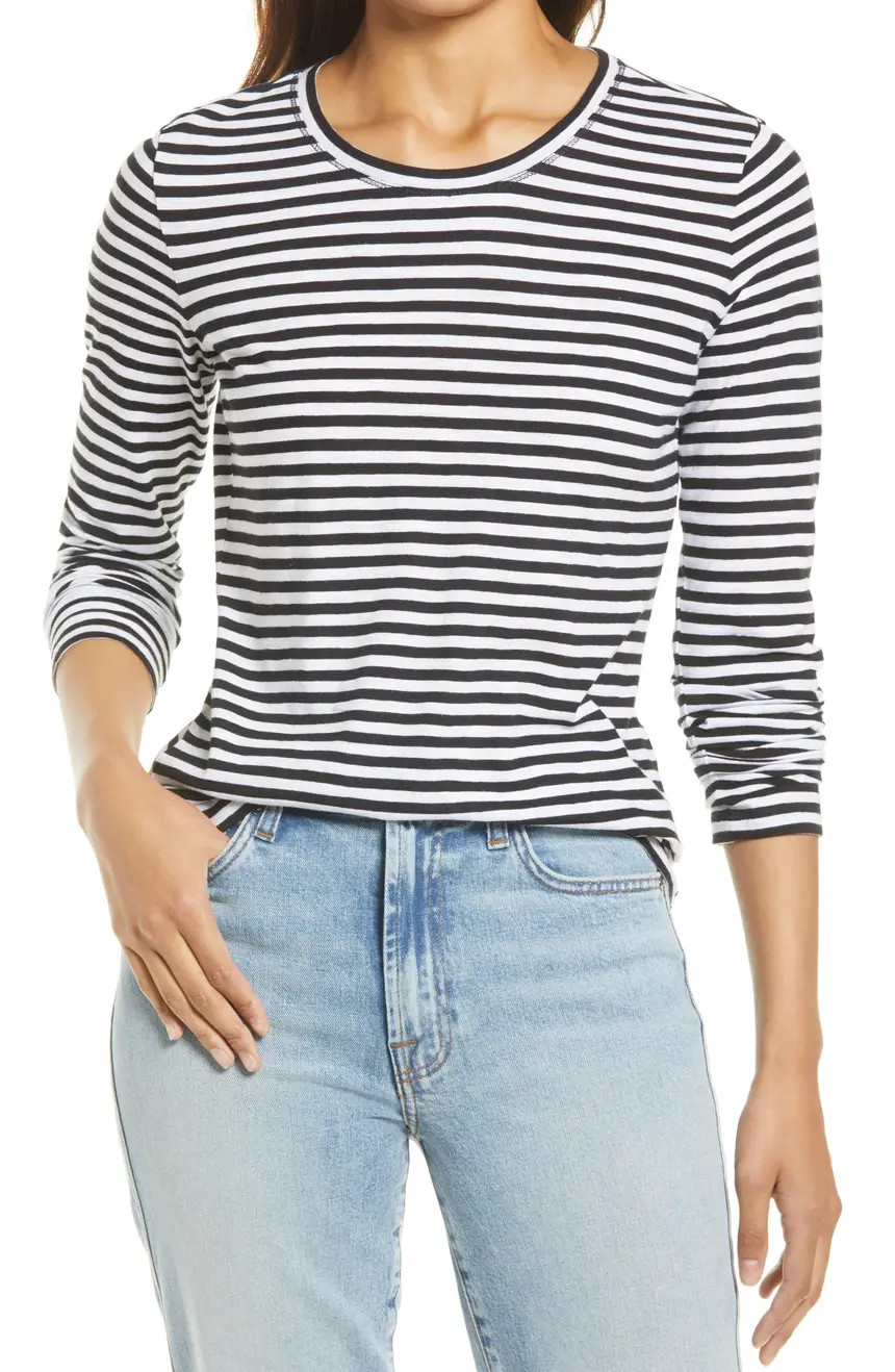 Caslon® Long Sleeve Crewneck T-Shirt | Nordstrom | Nordstrom