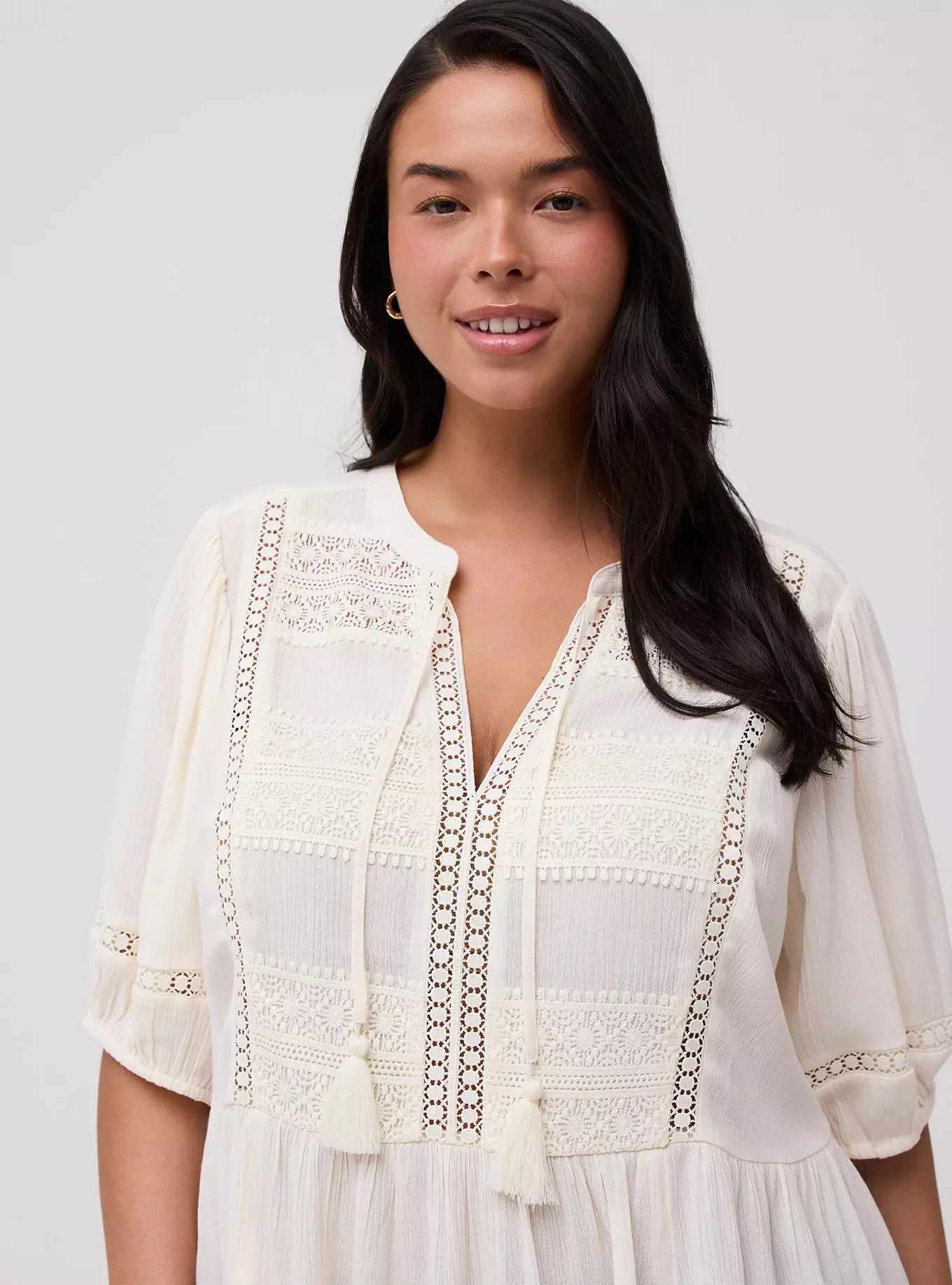 Crinkle Gauze Boho Top | Torrid (US & Canada)