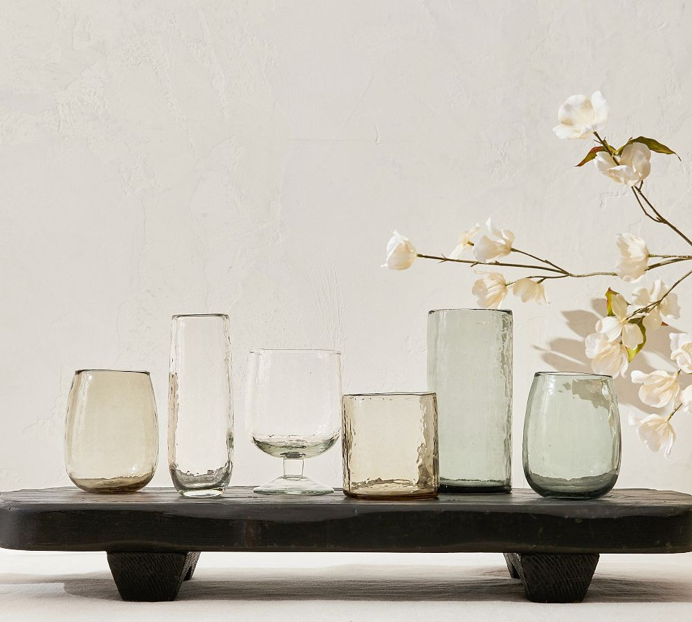 Hammered Handcrafted Glassware Collection | Pottery Barn (US)