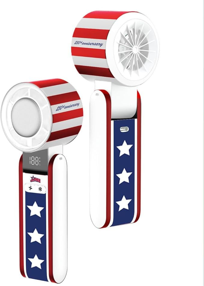 USA 250th Anniversary Celebration Fan Portable cooling with Ice Core technology, lanyard, UL-cert... | Amazon (US)