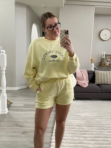 Target haul - sweatshirt and matching shorts - SO softy and this butter yellow is 👌🏼shorts 20% off right now 


#LTKfindsunder50 #LTKstyletip