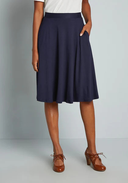 Excellence Attained Knit A-Line Skirt | ModCloth