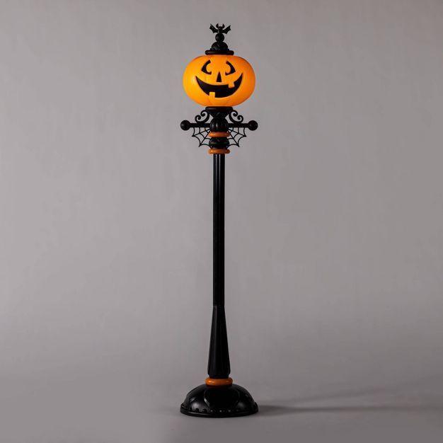 71" Light Up Pumpkin Street Lamp Halloween Decorative Prop - Hyde & EEK! Boutique™ | Target