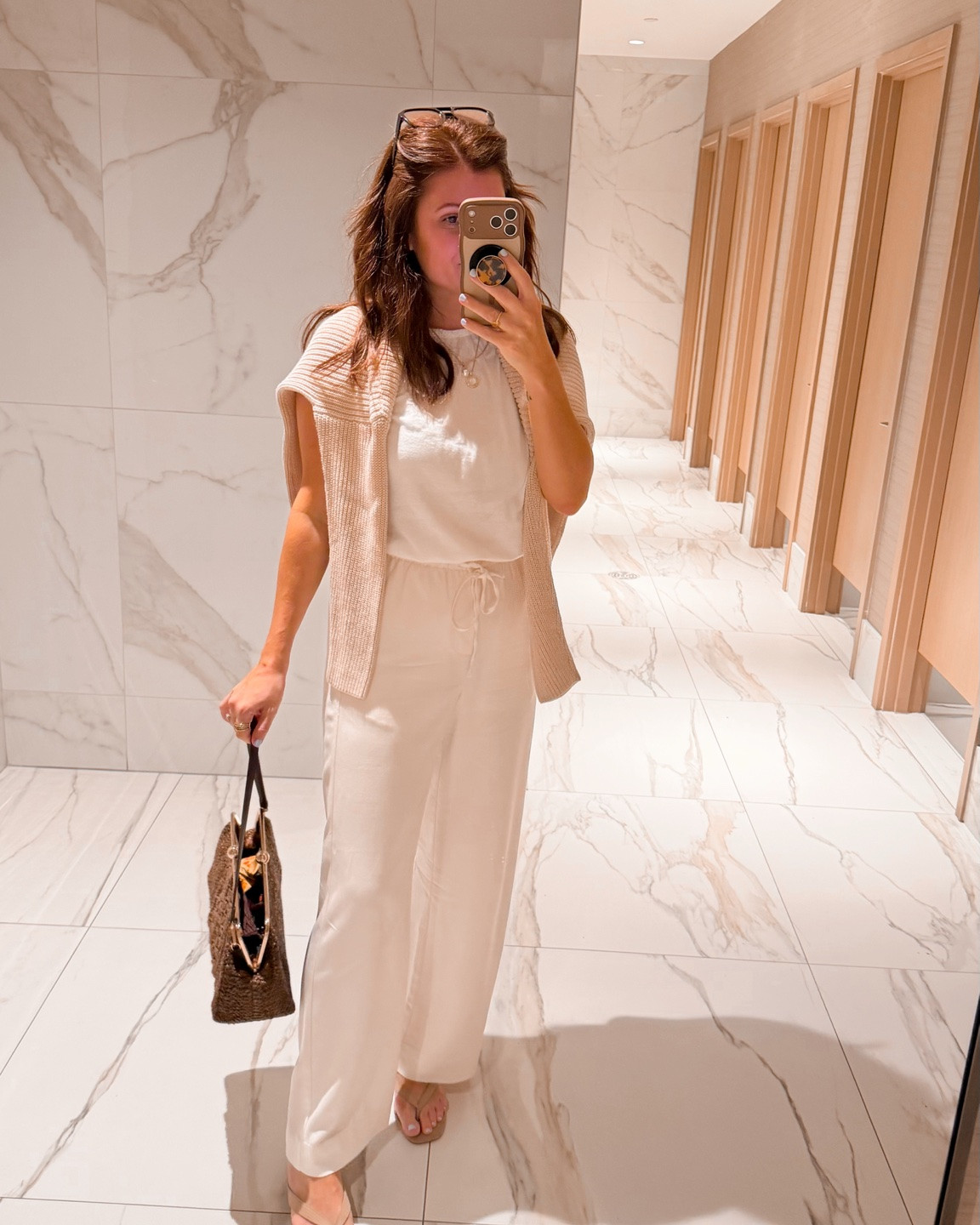 Neutral + chic elevated casual look for Mothers Day brunch today! When you don’t know what to wear, go monochromatic, instantly elevated your style!

#LTKSeasonal #LTKMothersDay #LTKOver40