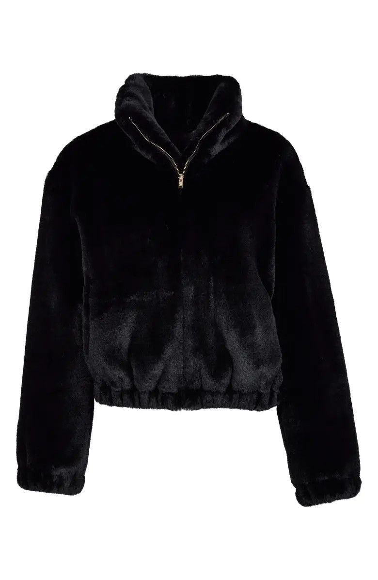 DONNA SALYERS FABULOUS FURS Back to Basics Faux Fur Bomber Jacket | Nordstrom | Nordstrom