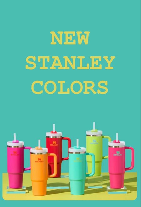New Stanley colors for summer!
........
Neon Stanley pink Stanley Stanley cups Stanley quencher Stanley cup graduation gift college gift 40 oz cup pool essentials beach essentials summer essentials pool day beach day travel essentials 

#LTKActive #LTKFitness #LTKFamily
