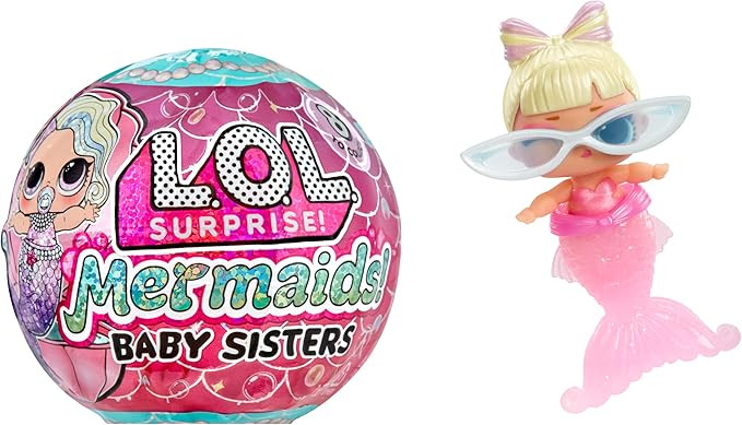 LOL Surprise Mermaids Baby Sisters with Color Change Tail, 8 Dolls to Collect, Fashion Accessorie... | Amazon (US)