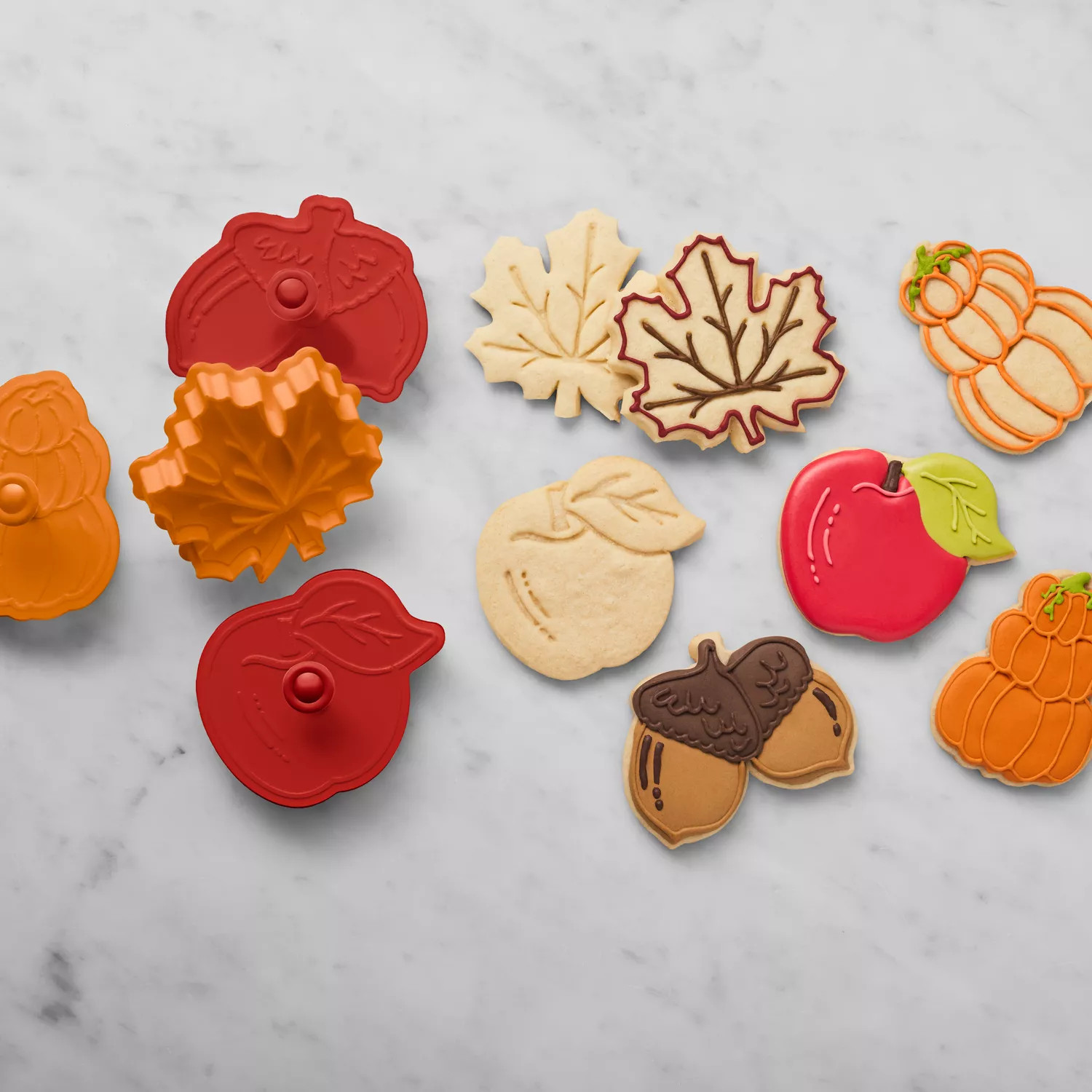 Sur La Table Harvest Impression Cookie Cutters, Set of 4 | Sur La Table