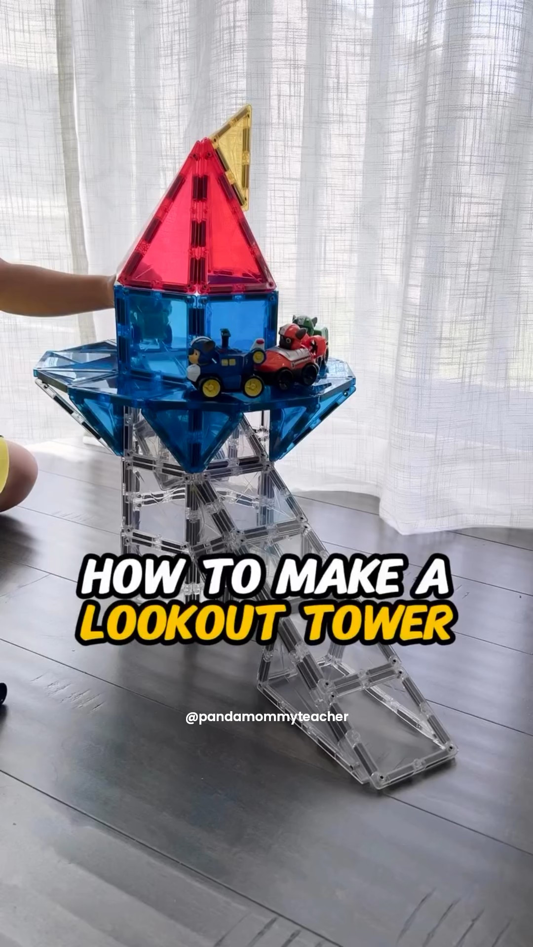 🚨 Build your own Paw Patrol Magnetic Tile Lookout Tower using common magnetic tile shapes! 🐾

#magnetictiles #pawpatrol #stemfun #playideas #magnetictilebuilds #magnetictiletoys #magnetictilesideas

#LTKFindsUnder50 #LTKFamily #LTKKids