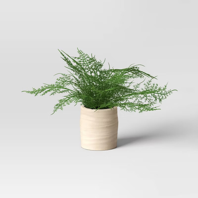 Small Artificial Asparagus Fern Leaf in Pot - Threshold™ | Target