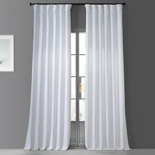 Heavy Faux Linen Single Curtain (1 Panel) - On Sale - Overstock - 9734118 | Bed Bath & Beyond