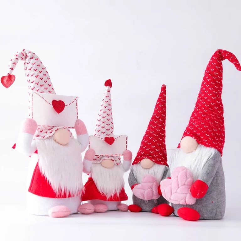 Cheers US Valentine Gnomes – Valentines Day Decorations for The Home – Cute Valentines Gnome ... | Walmart (US)