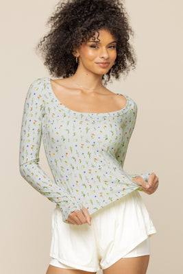 Your Favorite Reversible Long Sleeve Top - Meadow | POPFLEX