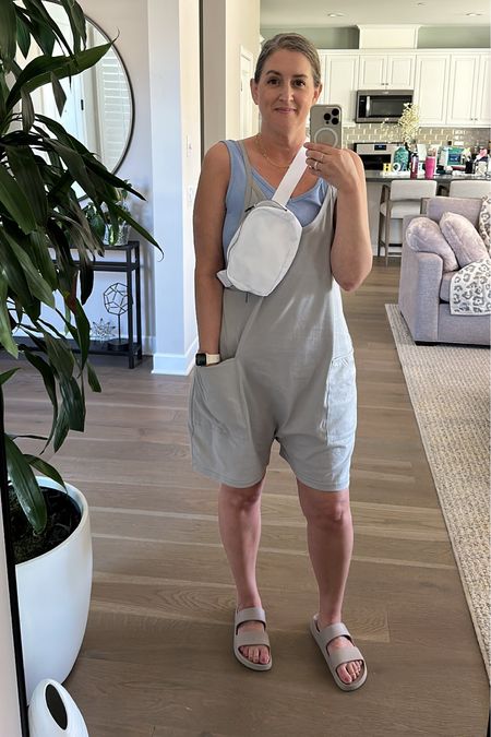 Love my Amazon overalls that are a great alternative to the free people version and lots cheaper! My tank comes in a 4 pack and lots of different colors. Love this set for Spring  

#LTKunder50 #LTKstyletip #LTKSeasonal