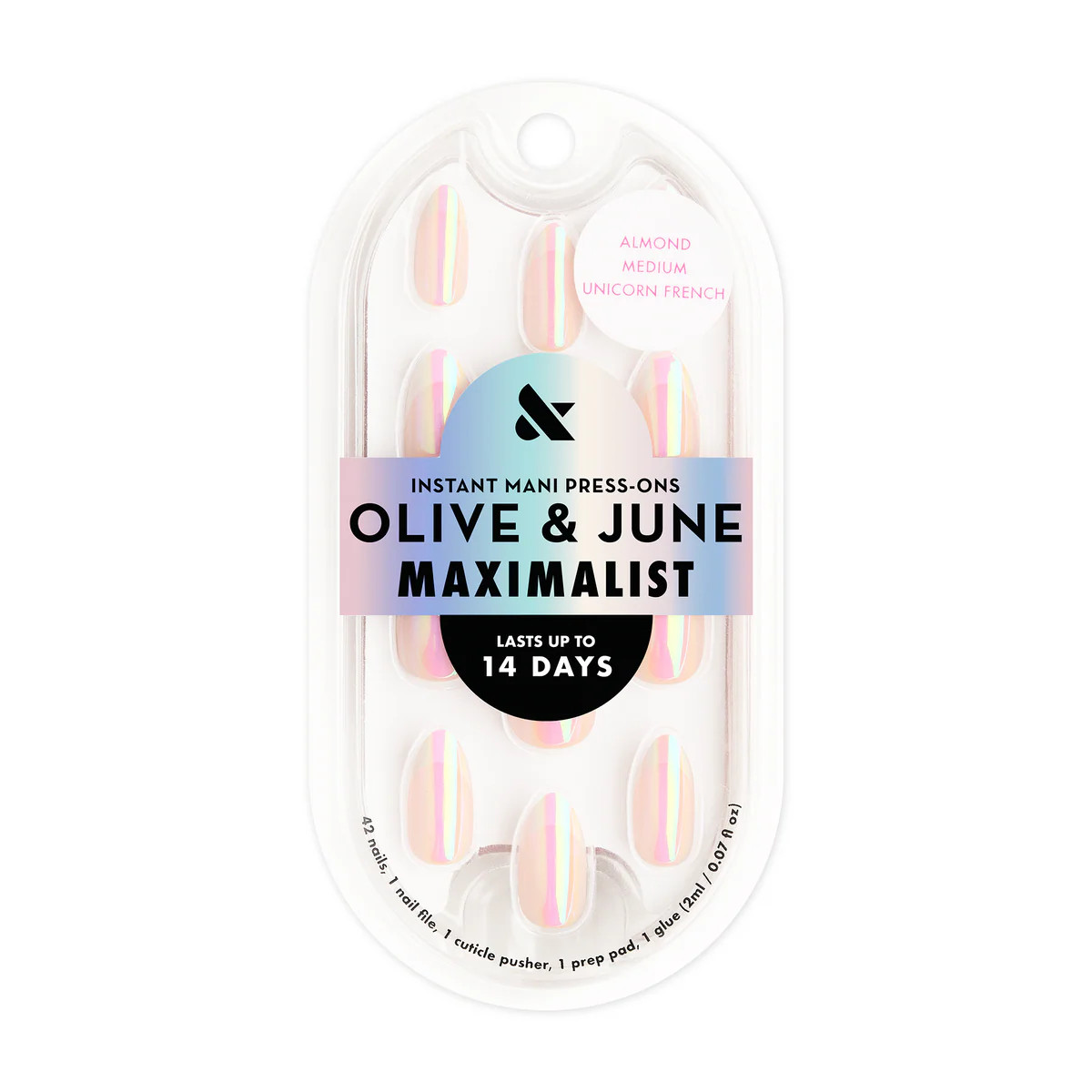 Unicorn French - Press On | Medium | Almond | Olive & June