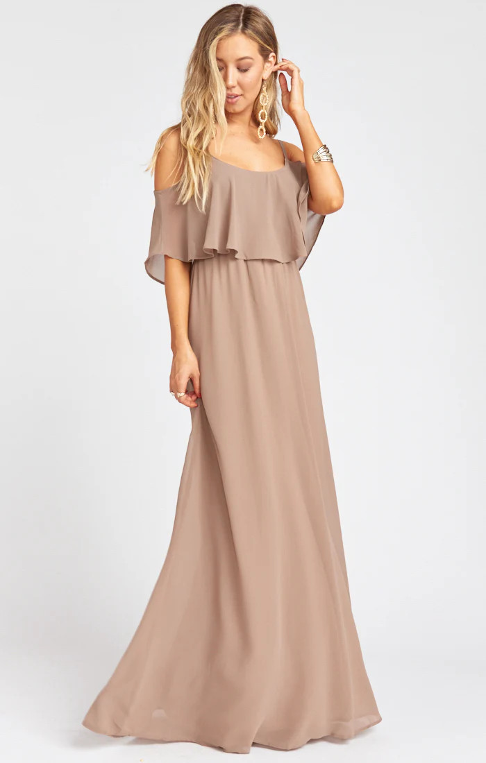 Caitlin Ruffle Maxi Dress | Show Me Your Mumu