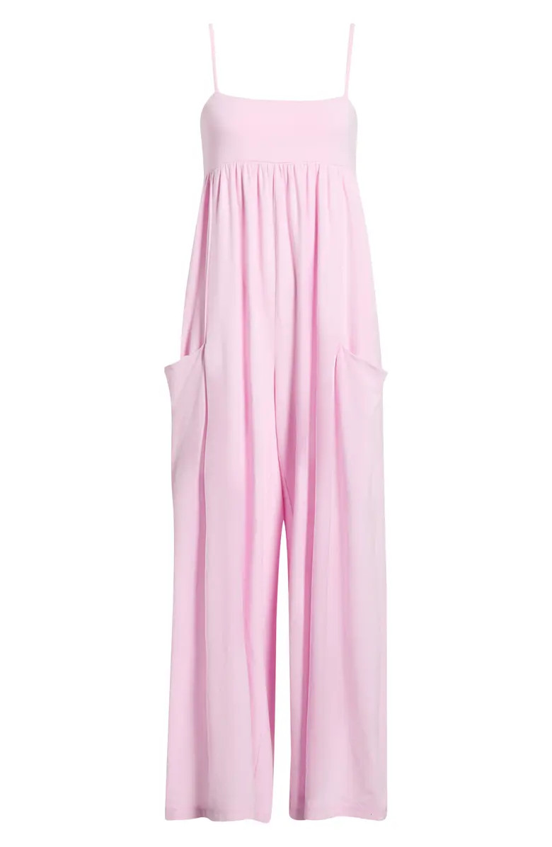 FP Movement Hot Shot Strappy Stretch Cotton Jumpsuit | Nordstrom