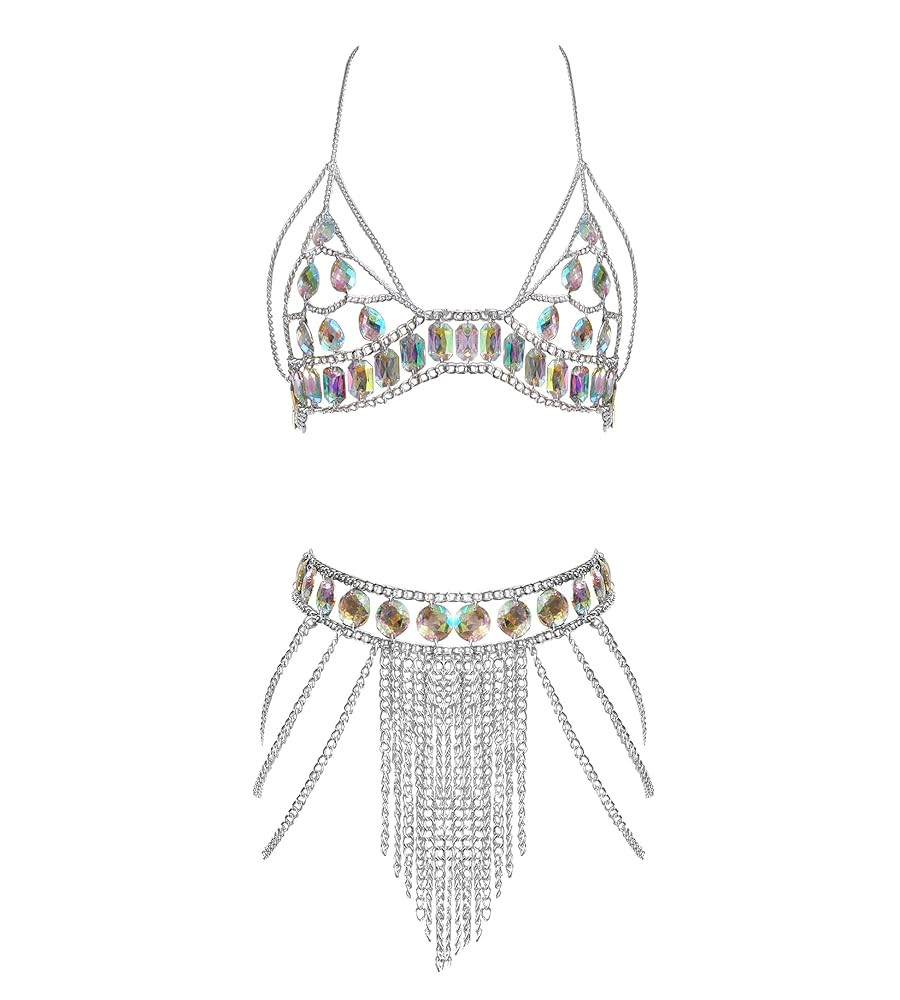 Connie Cloris Women's Sexy Suit Body Chain | Amazon (US)