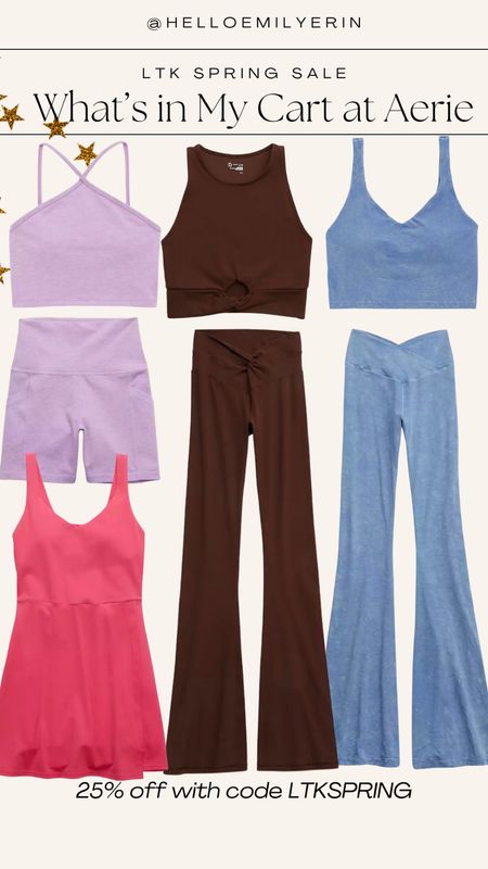 Aerie’s new arrivals are IT for spring — obsessed with the crossover leggings, washed fabric styles, cute athleisure tops, exercise dresses, bike shorts, and more. Click the link in my profile to shop on sale! This deal is too good to pass up — happy shopping! 

#LTKsalealert #LTKSale #LTKunder50