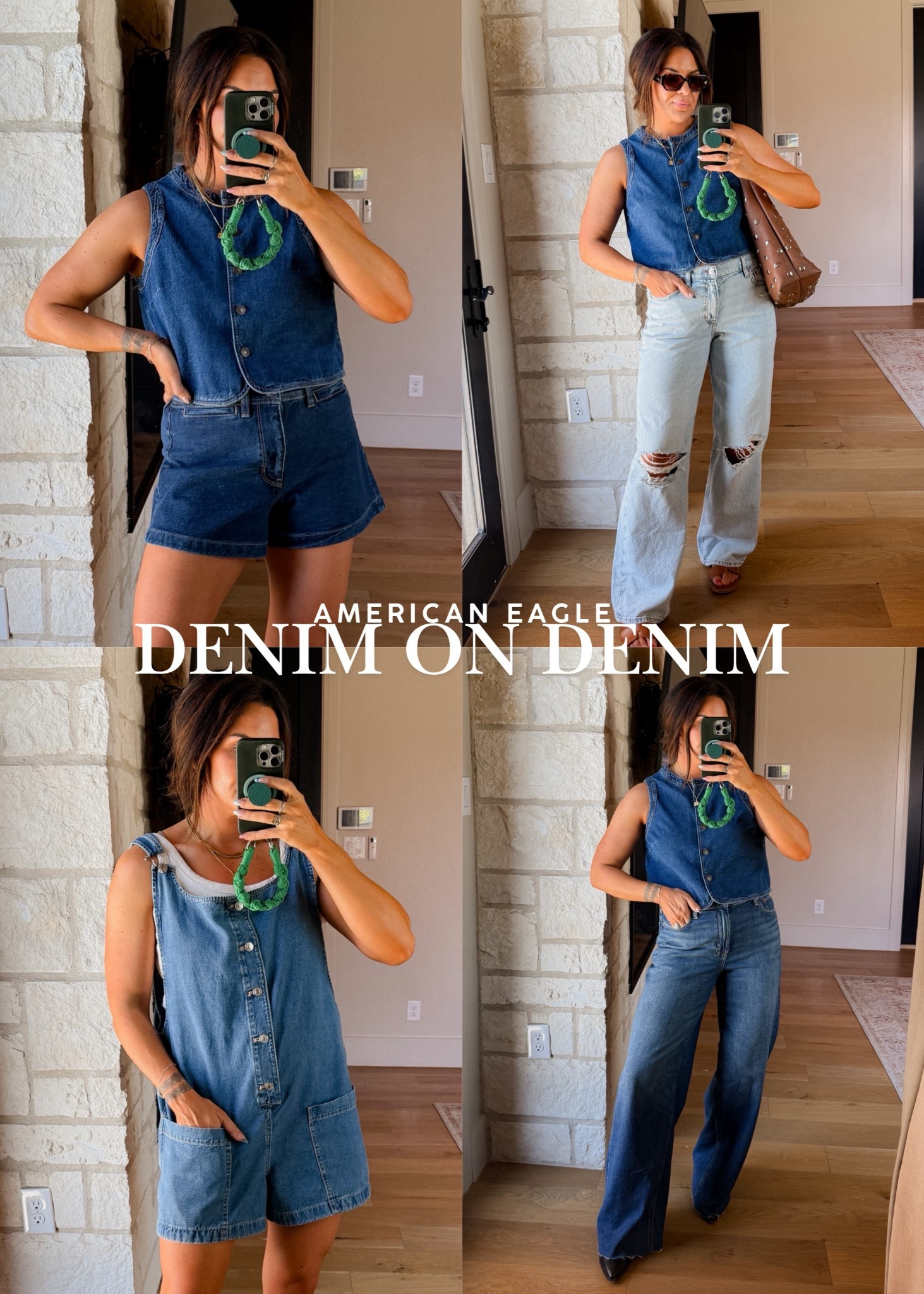 American eagle denim on denim!
Top: LARGE
Shorts: 12 (I always size up on in shorts)
Jeans: 10 xlong (true to size)
Overalls: XL (should have done a large)

@AmericanEagle #AEPartner #AEJeans


#LTKMidsize #LTKOver40 #LTKootd