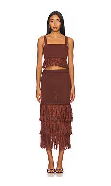 SAYLOR Shanda Set in Coffee Bean from Revolve.com | Revolve Clothing (Global)