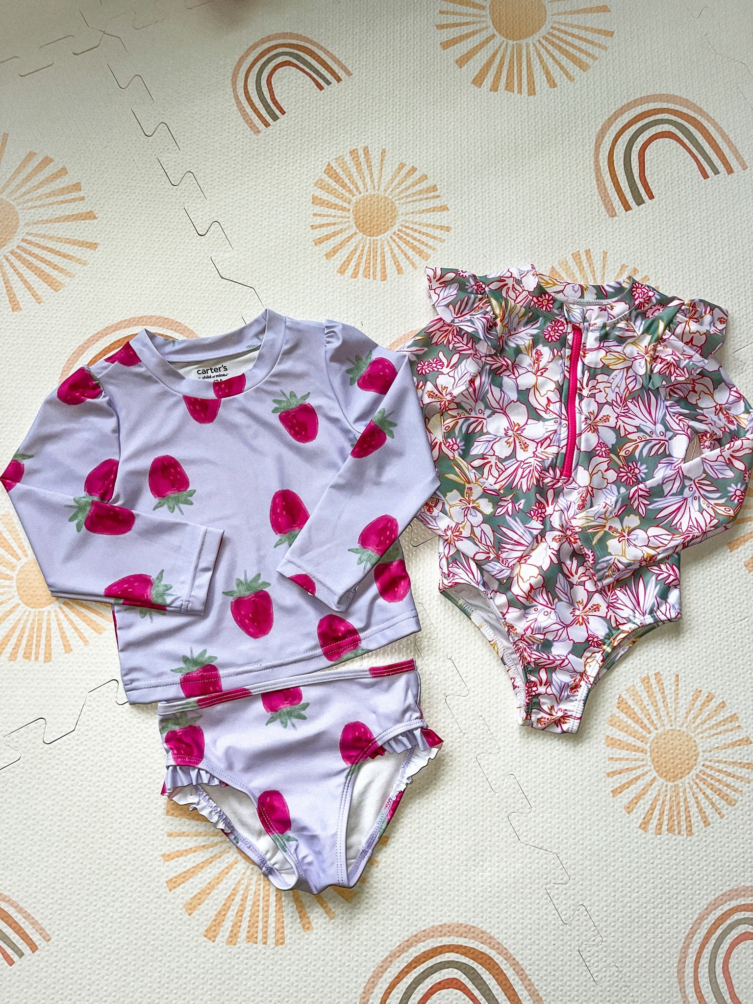 I found these toddler and baby swimsuits this morning and had to get them! They will be perfect for swim lessons and the pool this summer!

Matching baby and toddler bathing suits toddler beachwear baby pool 

#LTKbaby #LTKkids #LTKfindsunder50