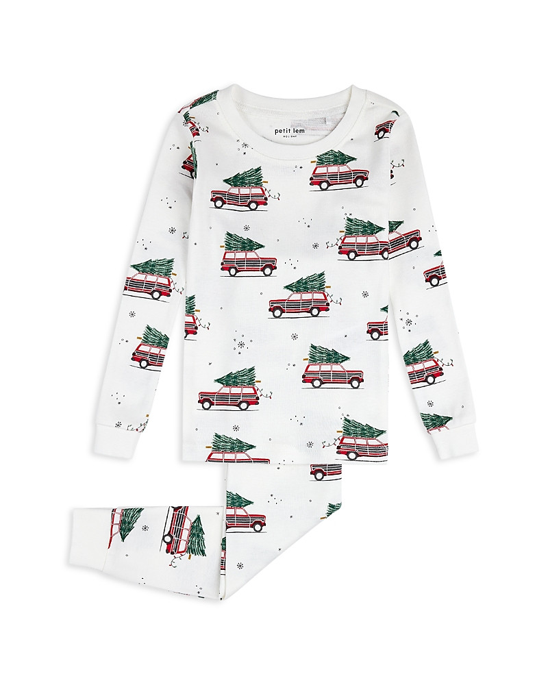 petit lem Boys' Festive Cars Printed Long Sleeved Pajama Set - Little Kid | Bloomingdale's (US)