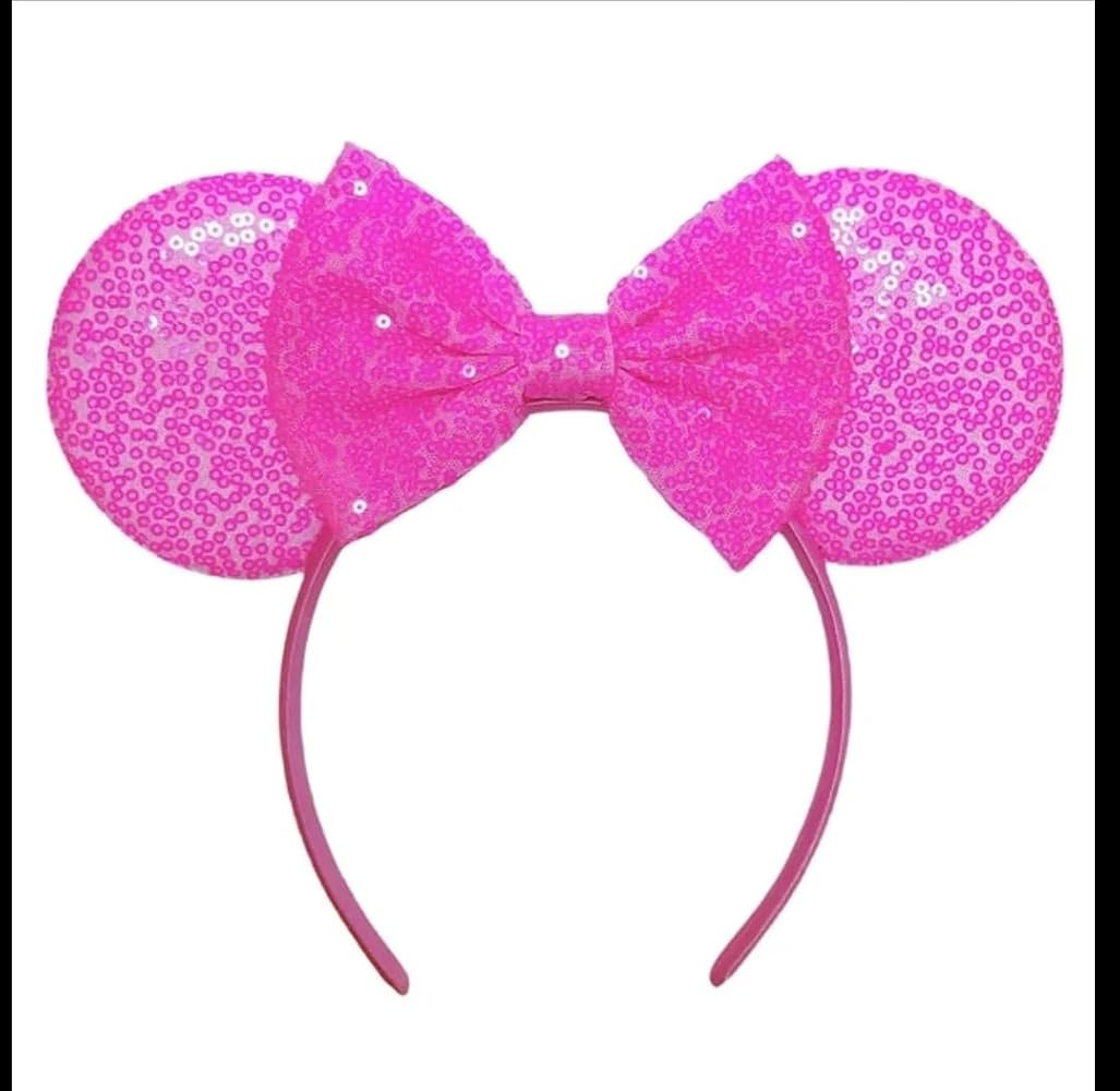 CLGIFT Sparkly Mouse Ears, Custom Silver, Gold, Blue, and Classic Red Sequin Mickey Ears | Amazon (US)