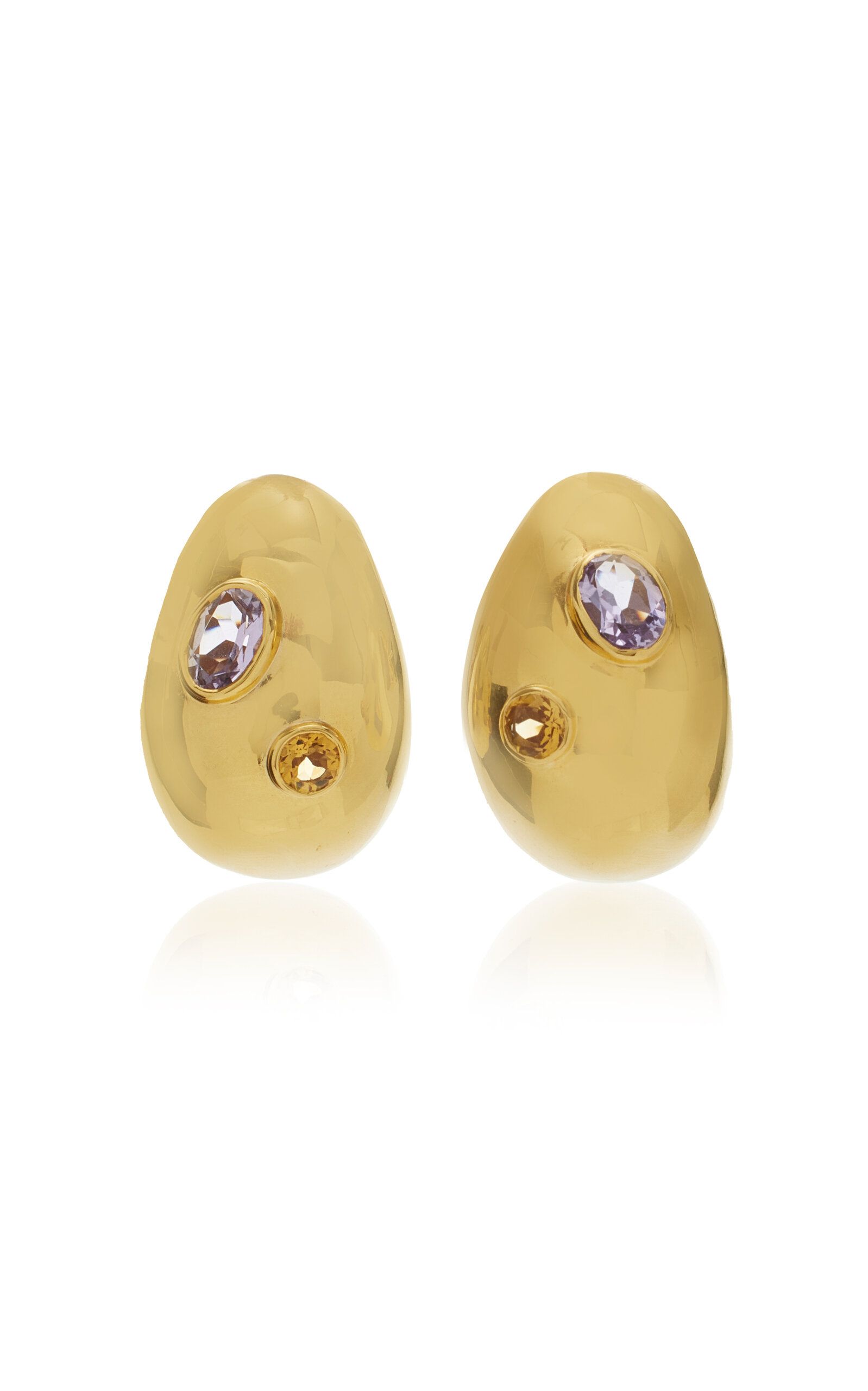 Mini Arp Gold-Plated Brass Earrings | Moda Operandi (Global)
