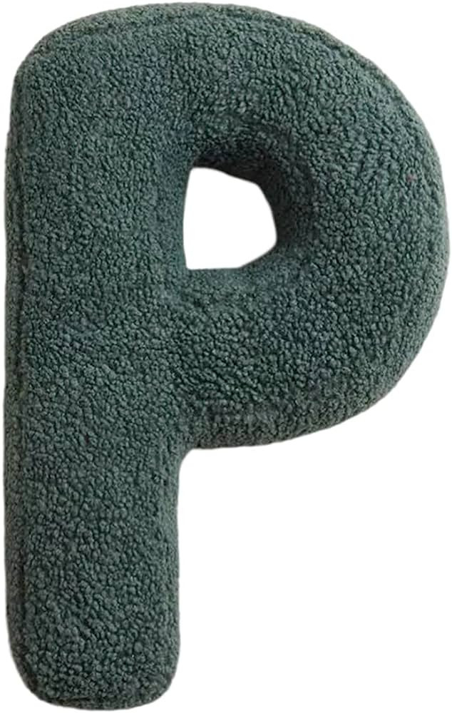 Walbest Initial Letter Plush Pillow Cute Throw Pillows for Couch Decor - A to Z Letter Pillows So... | Amazon (US)