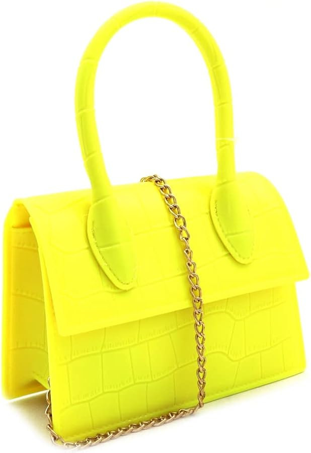 Trendeology Mini Top-Handle Retro Box Flap PU Leather Satchel Purse Crossbody | Amazon (US)